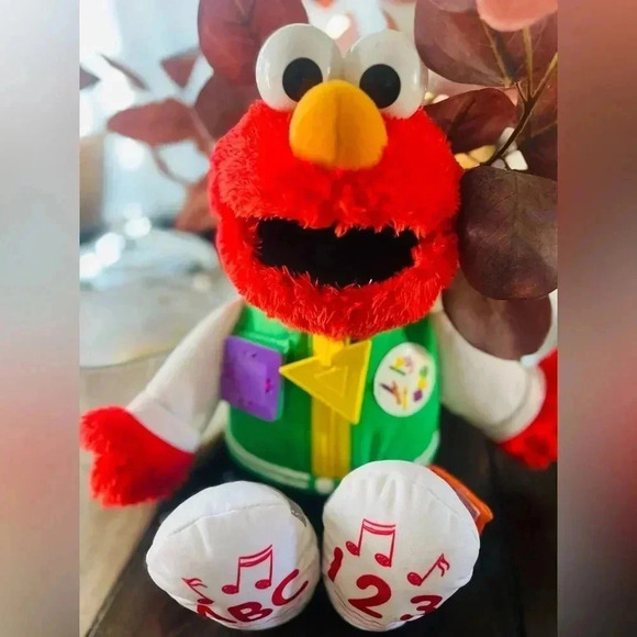 Hasbro Sesame Street Ready for School Elmo 14" Teaches Interactive Talking S1 - Picture 5 of 8